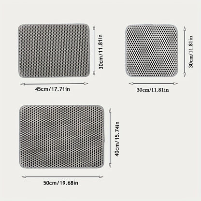 Anti Splash EVA Double-Layer Cat Litter Mat