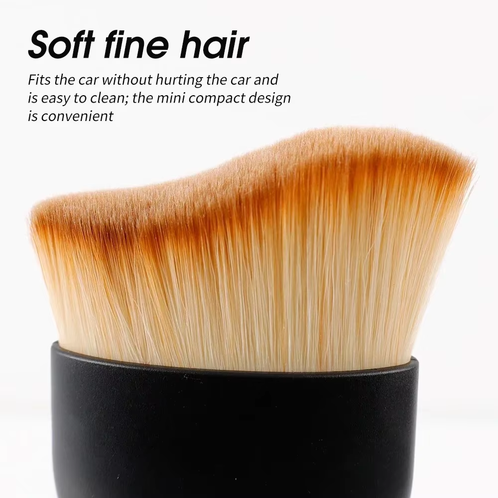 Car Vent Cleaning Soft Brush with Casing Car Interior Cleaning Tool Artificial Car Brush Crevice Dusting Detailing