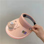 Breathable Cooling Fan Hat Sunscreen Sun Visor Fishing Peaked Cap Usb Charging for Sport Outdoor