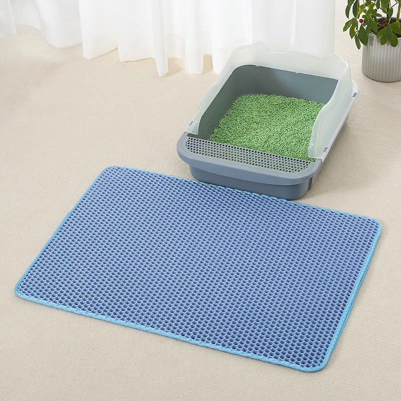 Anti Splash EVA Double-Layer Cat Litter Mat