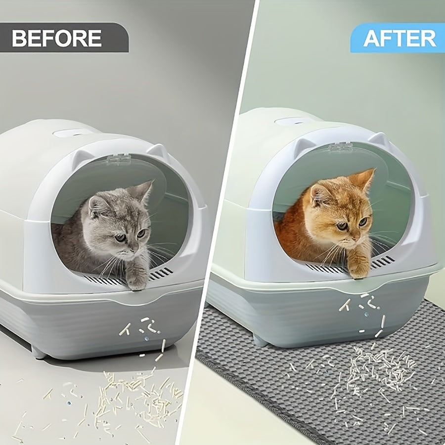 Anti Splash EVA Double-Layer Cat Litter Mat