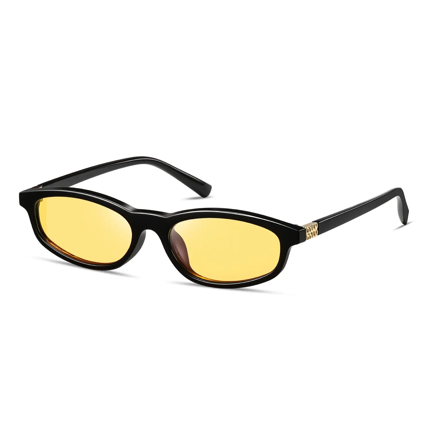 KIMORN Oval Cat Eye Polarized Sunglasses for Women, Y2K Vintage Style, for Travel Beach Daily Wear Summervibes