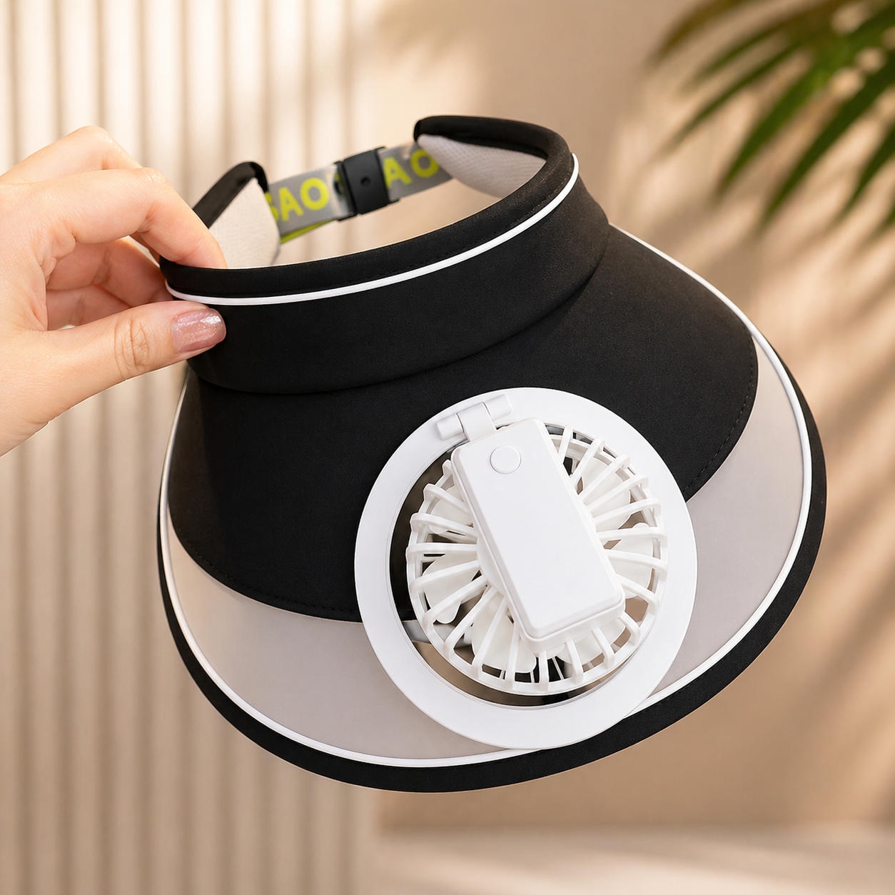 Breathable Cooling Fan Hat