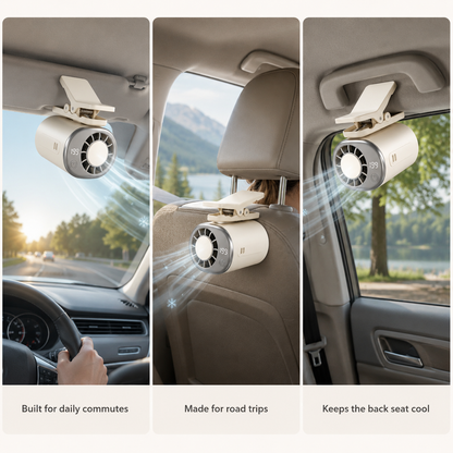 Car Air Conditioner Clip Fan