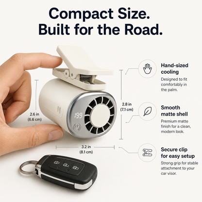 Car Air Conditioner Clip Fan