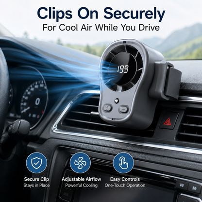 Cooling Portable Clip Car Fan