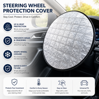 Car Steering Wheel Sun Shade Cover