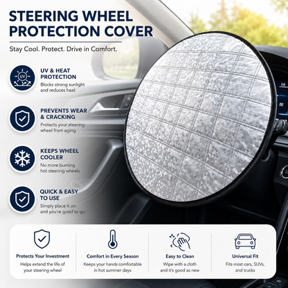 Car Steering Wheel Sun Shade Cover