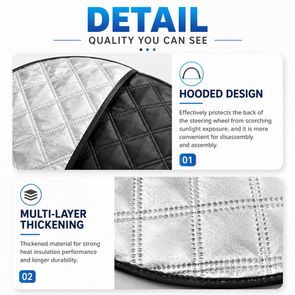 Car Steering Wheel Sun Shade Cover