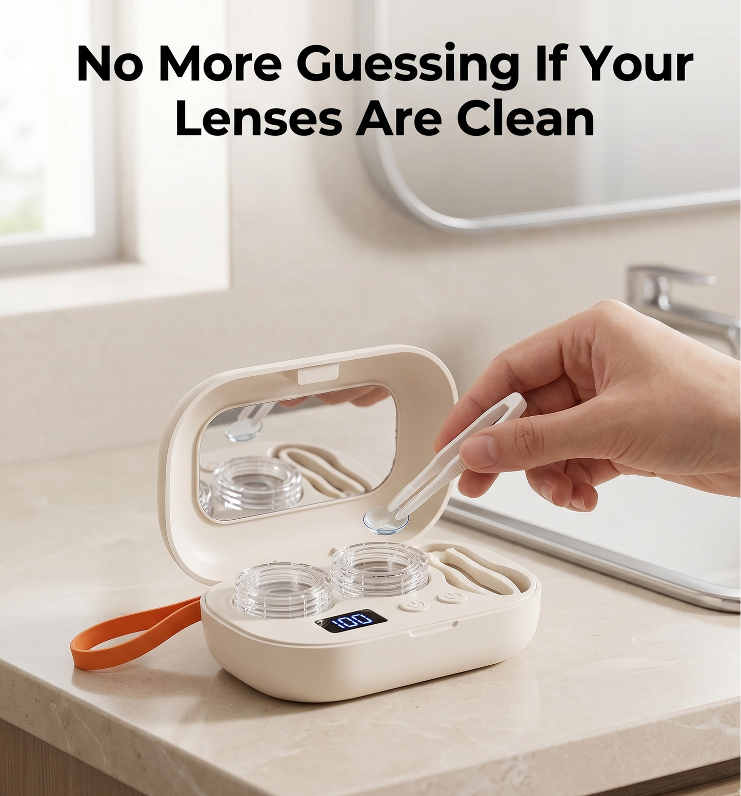 Clean Contacts In 3 Minutes. Forget They're In Your Eyes All Day.