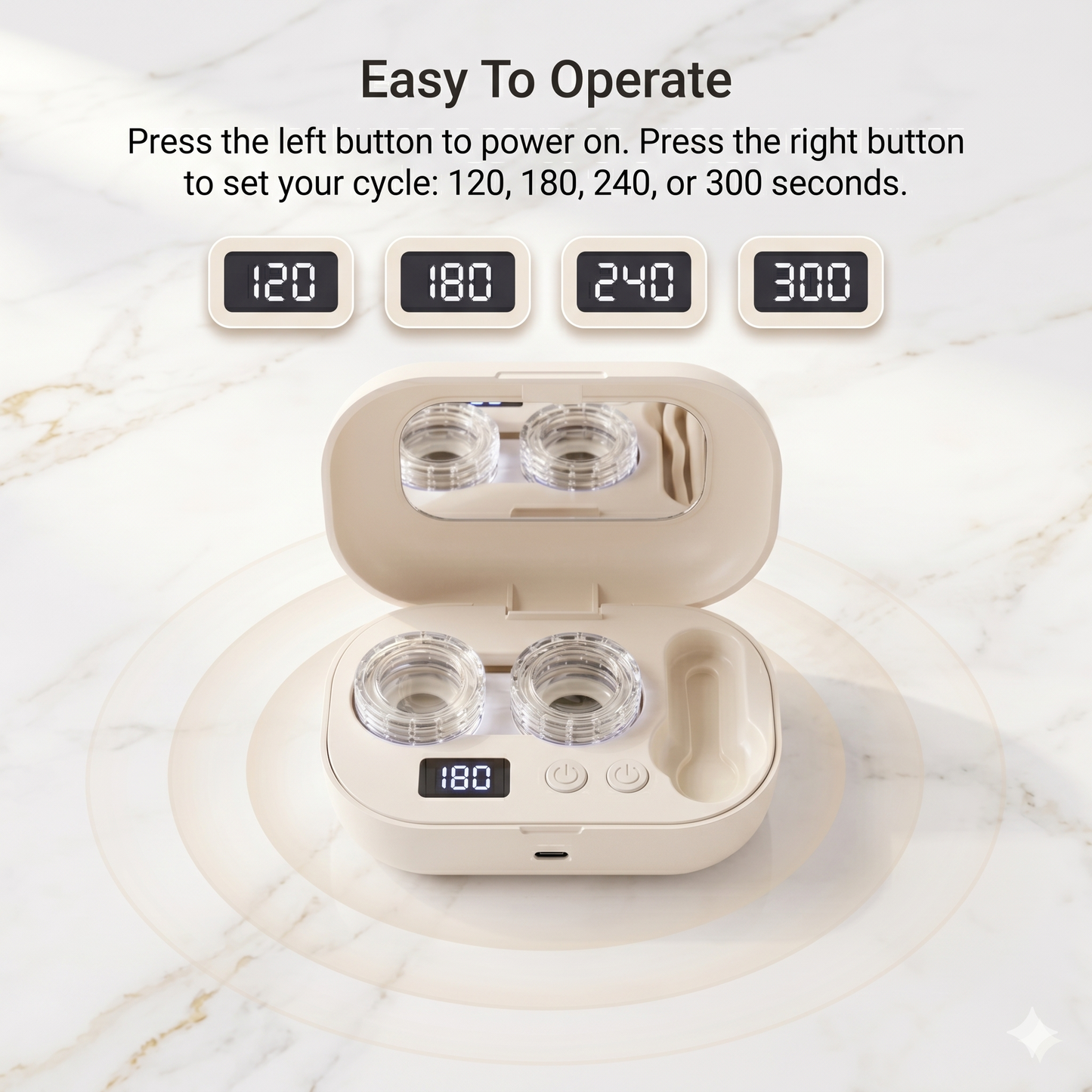 Clean Contacts In 3 Minutes. Forget They're In Your Eyes All Day.