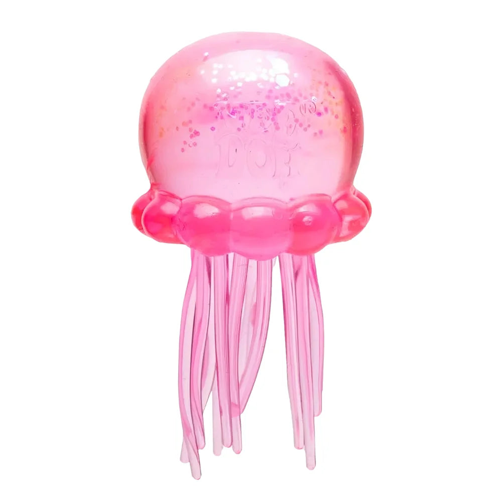 Trending Nee Doh Jellyfish & Cube Squish Toy, Soft Jelly Squeeze Stress Relief Fidget Toy, Sensory Needoh for Kids & Adults