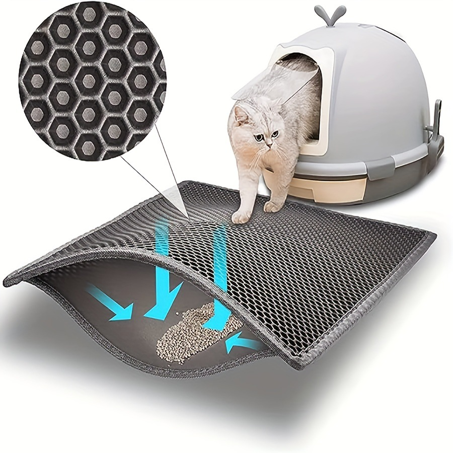 Anti Splash EVA Double-Layer Cat Litter Mat