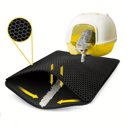 Anti Splash EVA Double-Layer Cat Litter Mat